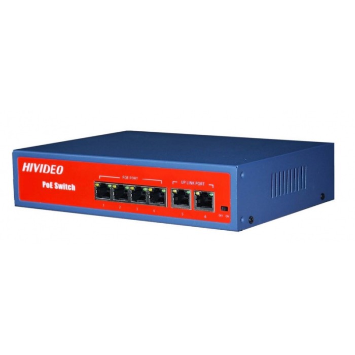 Сетевой коммутатор HI-42P100MPOE, Switch POE 4-х портовый 100/10MB