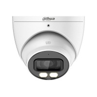 HD-CVI камера купольная DAHUA DH-HAC-HDW1509TP-IL-A-0280B-S2 5MP 2.8mm 2880×1620 LED 40m Mic IP67